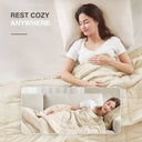 Windom - All Season Hypoallergenic Twin Blanket With 3M Scotchgard - Cream