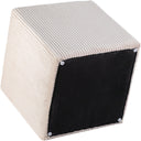 Roy - Microsuede Ottoman / Stool - Meridian Furniture - Stool Ottomans - Elite Enclave Home