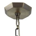 Granada - 1 Light Hexagon Pendant - Dark Gray - Uttermost - Pendant Lighting- Elite Enclave Home