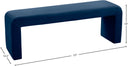 Minimalist - Bench - Meridian Furniture - Upholstered Benches - Elite Enclave Home