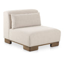 June - Slipper Chair - Oatmeal - Moe's Home Collection - Stationary Chairs - Elite Enclave Home
