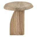 Tiernan - Reclaimed Oak Round Side Table - Woodtone