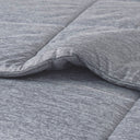 Comfort Cool Jersey Knit - Oversized Down Alternative Queen Comforter - Gray