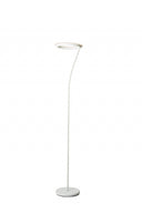 73" LED Torchiere Floor Lamp - White - HomeRoots - Floor Lamps - Elite Enclave Home