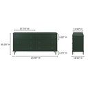 Reagan - 6 Drawer Dresser - Deep Green - Moe's Home Collection - Dressers - Elite Enclave Home