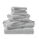 800GSM - 8 Piece Antimicrobial Towel Set - Silver - Madison Park Signature - Towel Sets - Elite Enclave Home