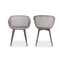 Piazza - Outdoor Chair (Set of 2) - Gray - Moe's Home Collection - Chair Sets - Elite Enclave Home