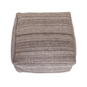 Pouf - Stone Gray / Brown
