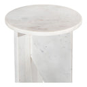 Grace - Marble Accent Table - White - Moe's Home Collection - Accent Tables - Elite Enclave Home