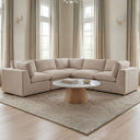 Cates - Classic L Modular Sectional - Pebble - Moe's Home Collection - Stationary Sectionals - Elite Enclave Home