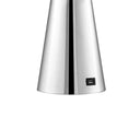 Iron USB Table Lamp With Silver Metallic Dome Shade - Silver Metallic