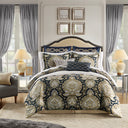 Versailles - 3 Piece Queen Gray Quilt Set - Gray