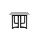 Malibu - 96" Dining Table - Black / White