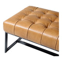 Wyatt - Leather Bench - Beige - Moe's Home Collection - Upholstered Benches - Elite Enclave Home