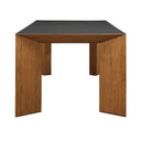Kelvin - Modern Dining Table - Gray / Woodtone