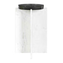 Olina - Marble Outdoor Accent Table - White - Uttermost - Accent Tables- Elite Enclave Home