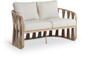 San Pietro 60.5″ resilient waterproof upholstered outdoor patio loveseat – Elite Enclave Home