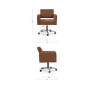 Harris - Office Chair - Burgundy - Moe's Home Collection - Swivel Chairs - Elite Enclave Home