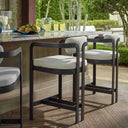 Kalmar - Outdoor Bar Stool - Black / White
