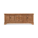 Amita - 3 Drawer 4 Door Cabinet - Brown - Classic Home - Buffets - Elite Enclave Home