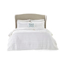 Celeste - King 4 Piece Reversible Coverlet Set - White