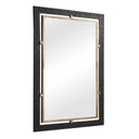 Guerra - Mirror - Walnut & Brass