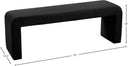 Minimalist - Bench - Meridian Furniture - Upholstered Benches - Elite Enclave Home