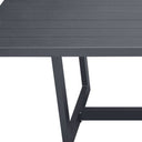 Aluminum Outdoor Dining Table - Charcoal