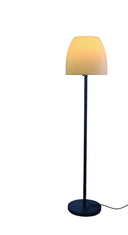 Traditional Shaped Floor Lamp With Bowl Shade - Black / White - HomeRoots - Floor Lamps - Elite Enclave Home