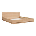 Round Off - Queen Bed - Natural Oak - Moe's Home Collection - Slat Beds - Elite Enclave Home
