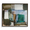 Green Fields - Framed Abstract Canvas - Black / Blue / Green / Orange / White / Yellow - Uttermost - Canvas Art - Elite Enclave Home