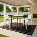 Nizuc - Outdoor Barstool (Set of 2) - Meridian Furniture - Stool Sets- Elite Enclave Home