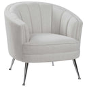 Janie - Mid-Century Accent Chair - White