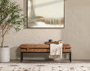 Celiah - Bench - Dark Brown - Classic Home - Upholstered Benches - Elite Enclave Home