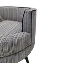 Harper - Swivel Chair - Stripe / Multi - Chapel Hill - Swivel Chairs - Elite Enclave Home