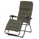 30" Steel Outdoor Zero Gravity Chair With Gray Cushion - Gray