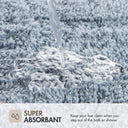 Evan - 24" x 72" Tufted Bath Rug - Blue - Madison Park - Bath Rugs & Mats - Elite Enclave Home