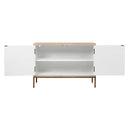 Weimar - 2 Door Cabinet - White / Woodtone - Uttermost - Accent Cabinets- Elite Enclave Home