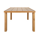 Marina - Outdoor Ceramic Dining Table - Light Brown