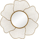 Blossom - Gold Floral Mirror