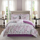 Lafael - King Complete Comforter And Sheet Set - Purple