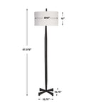 Counteract - Rust Metal Lamp - Uttermost - Floor Lamps - Elite Enclave Home