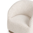 Diah - Swivel Accent Chair - Toasted Linen
