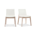 Deco - Oak Dining Chair (Set of 2) - Cream White - Moe's Home Collection - Chair Sets - Elite Enclave Home