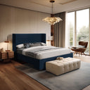 Oxford - Bed - Meridian Furniture - Upholstered Beds - Elite Enclave Home