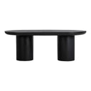 Rocca - Cement Dining Table - Black - Moe's Home Collection - Dining Tables - Elite Enclave Home