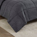 Comfort Cool Jersey Knit - Oversized Down Alternative Queen Comforter - Black