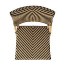 Faux Rattan Dining Chair - Brown