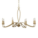 Corella - 8 Light Chandelier - Gold - Uttermost - Chandeliers- Elite Enclave Home