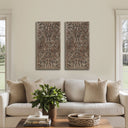 Botanical Panel - Carved Wall Decor (Set of 2) - Bronze - Madison Park - Wall Decor - Elite Enclave Home